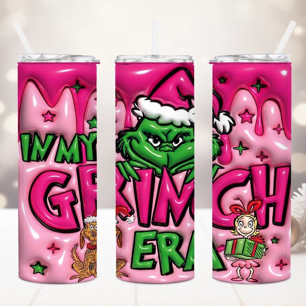 20 oz Grinch Tumbler
